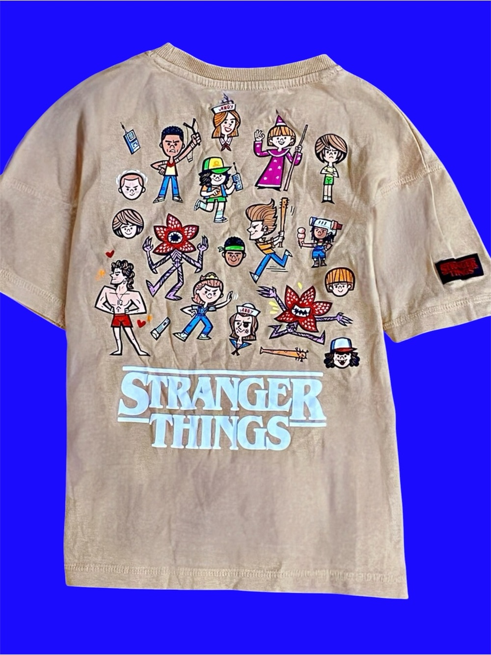 NWT Zara Tshirt Stranger Things kids toddlers Graphic Tee Shirt boys girls Gift